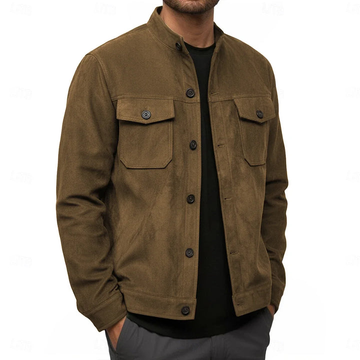 Barnes Stand Collar Shirt Jacket