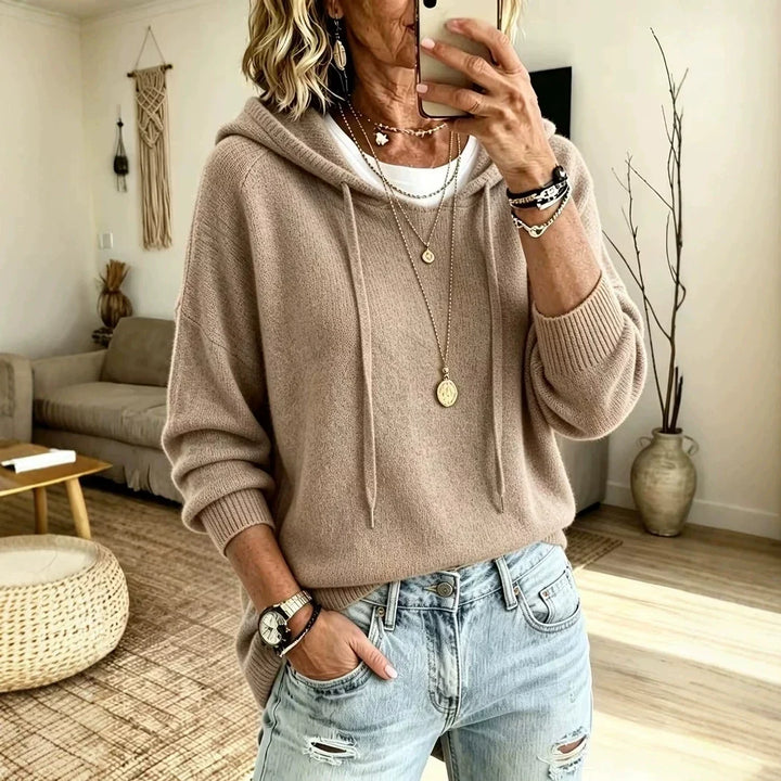Margot Drawstring Hood Sweater