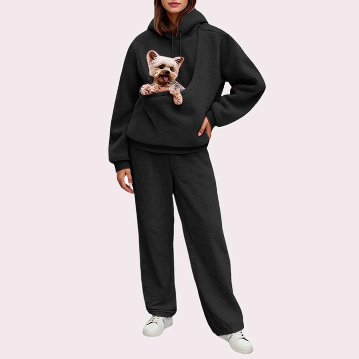 Wren Pet Pocket Hoodie Set