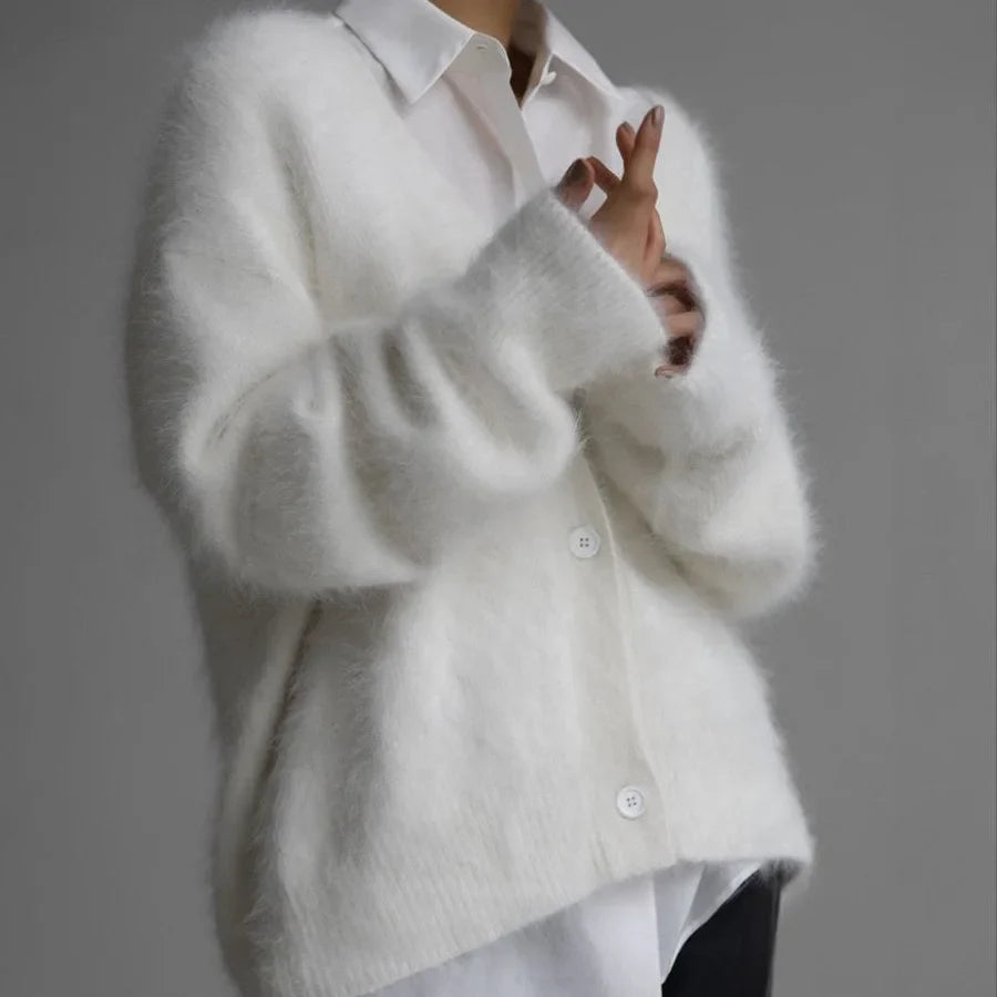 Sabrina Soft Mink Cardigan