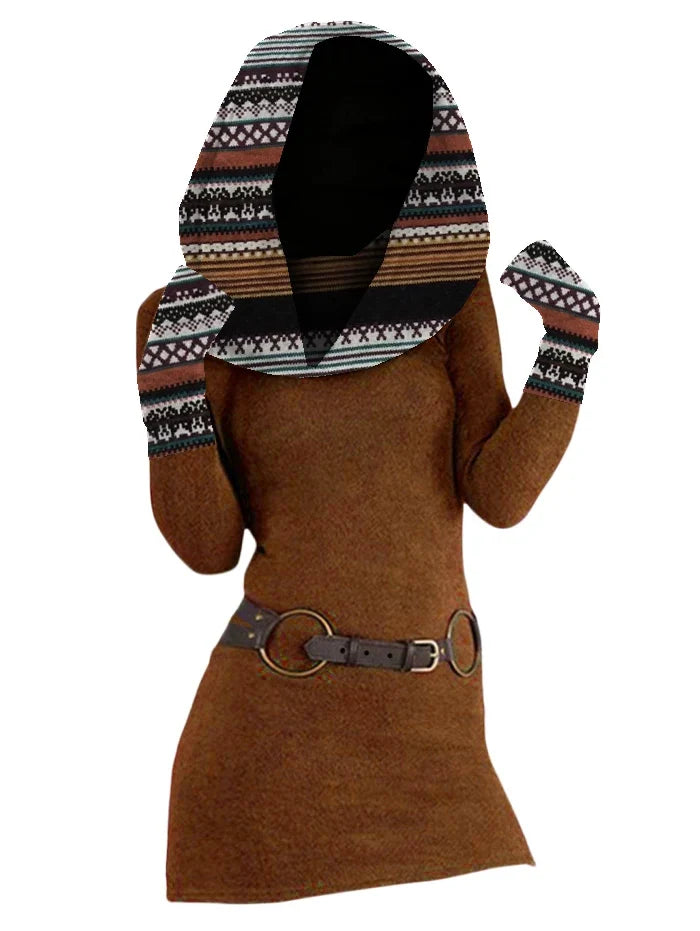 Marlowette Cowl Neck Sweater Dress