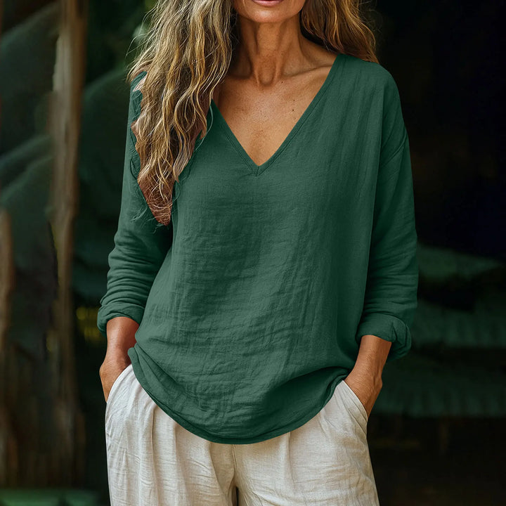 Heidi  Breathable Long Sleeve Casual Top