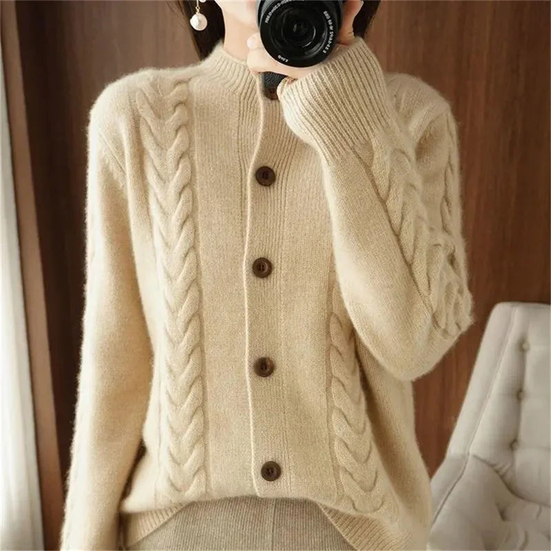 Rosaline Cable Knit Cardigan