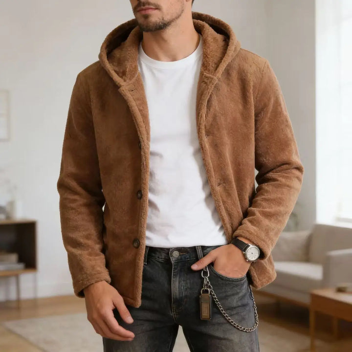 Ambrose Button Front Fleece Jacket