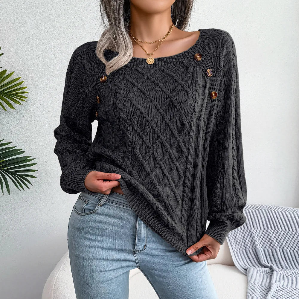 Marlowe Square Neck Sweater