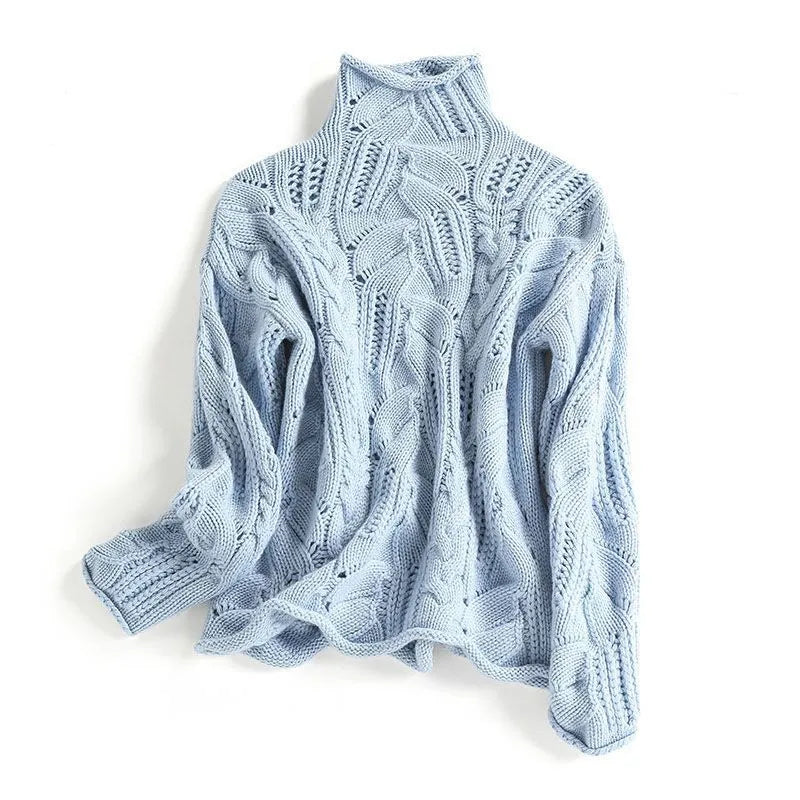 Avelina Openwork Cable Sweater