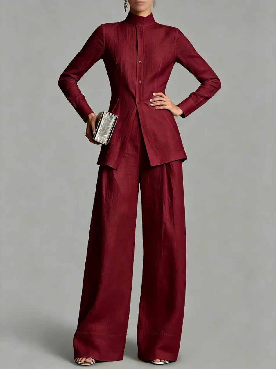 Elowen Peplum Two-Piece Set