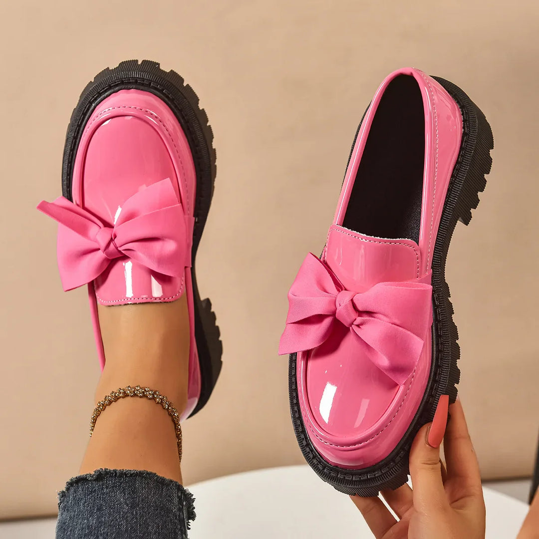 Soana Bow Rise Platform Loafers
