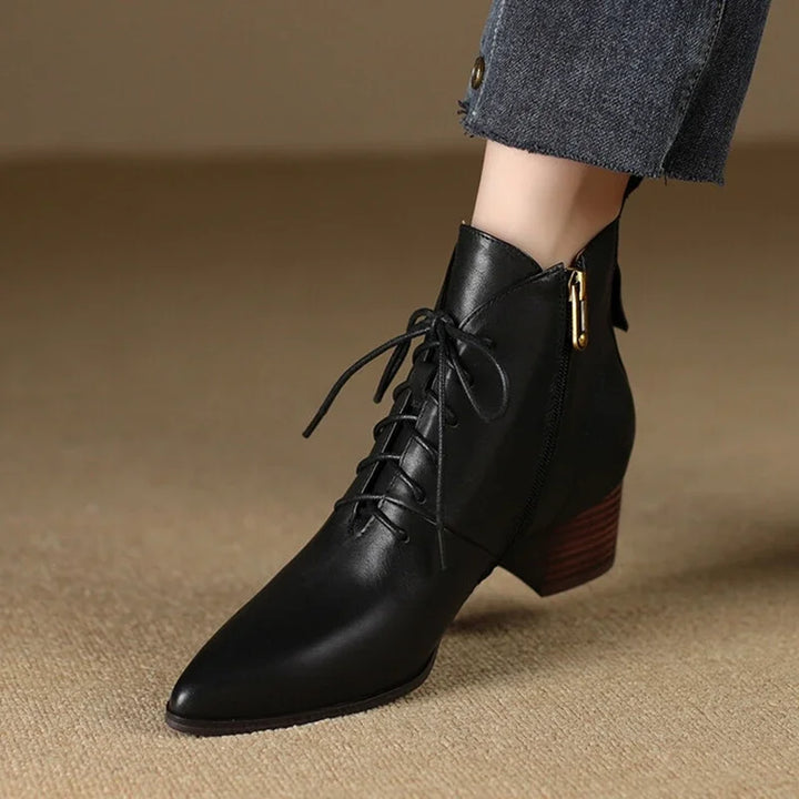 Eleni Lace Up Ankle Boot