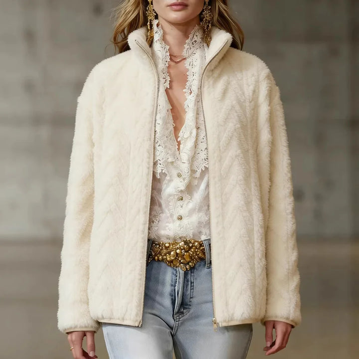 Marina Textured Fleece Jacket