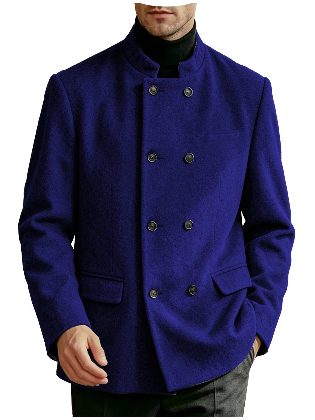 Dawson Mandarin Collar Coat