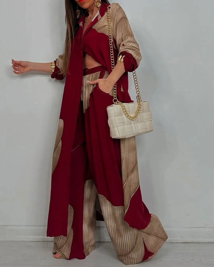 Bellamy Long Sleeve Boho Matching Set
