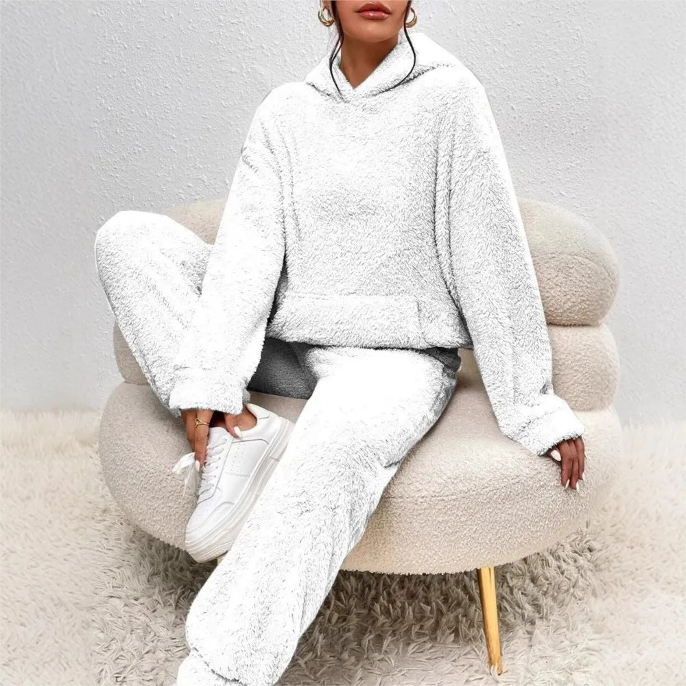 Nadira Cozy Hooded Fleece Set