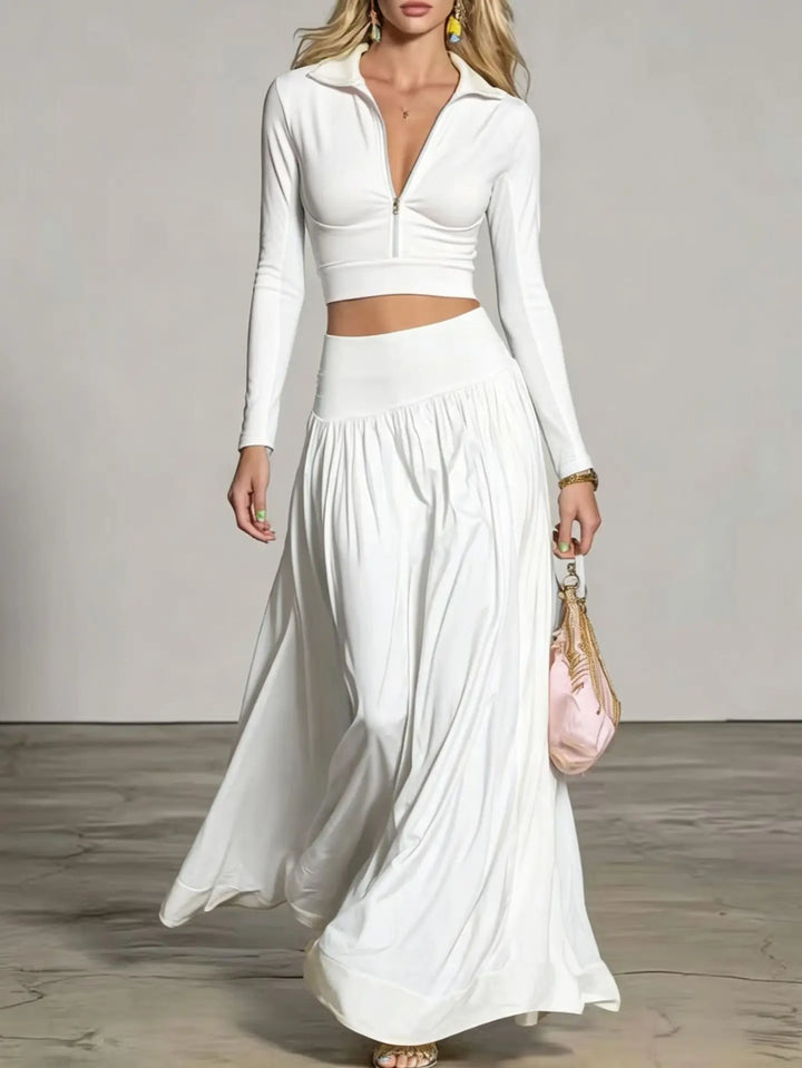 Lindsey Relaxed Flowy Skirt Set