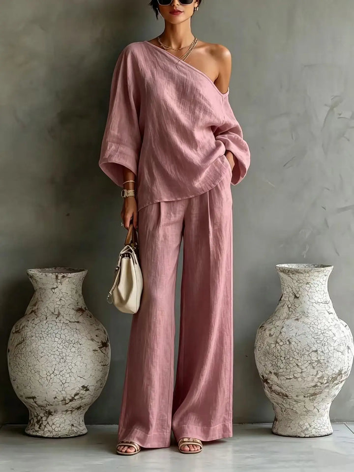 Ariana One Shoulder Matching Set