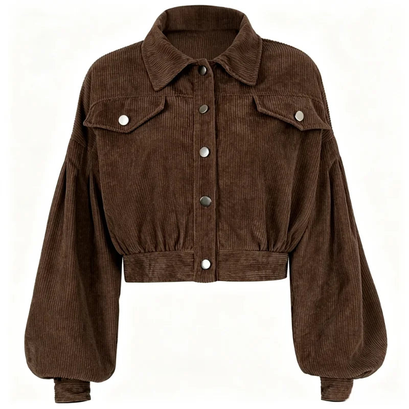 Isadora Corduroy Crop Jacket