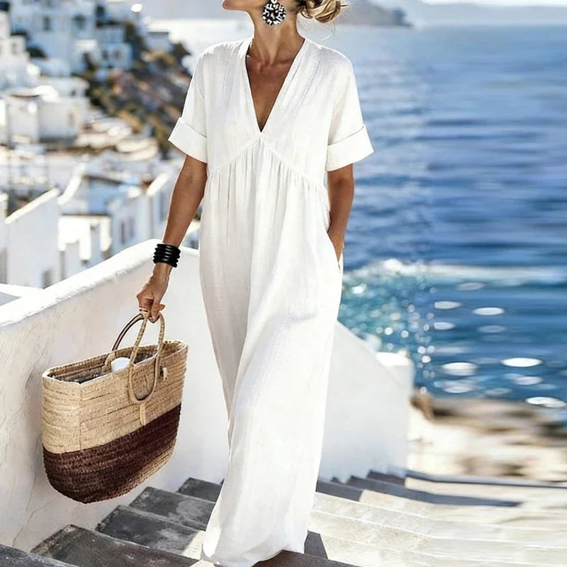 Nerys Sophisticated Bohemian Maxi Dress