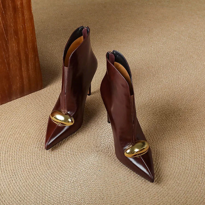 Delphine Pointed Toe Ankle Boot