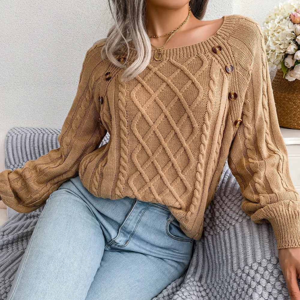 Marlowe Square Neck Sweater