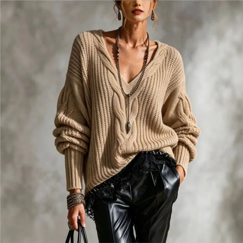 Rosalind Cable Knit Sweater