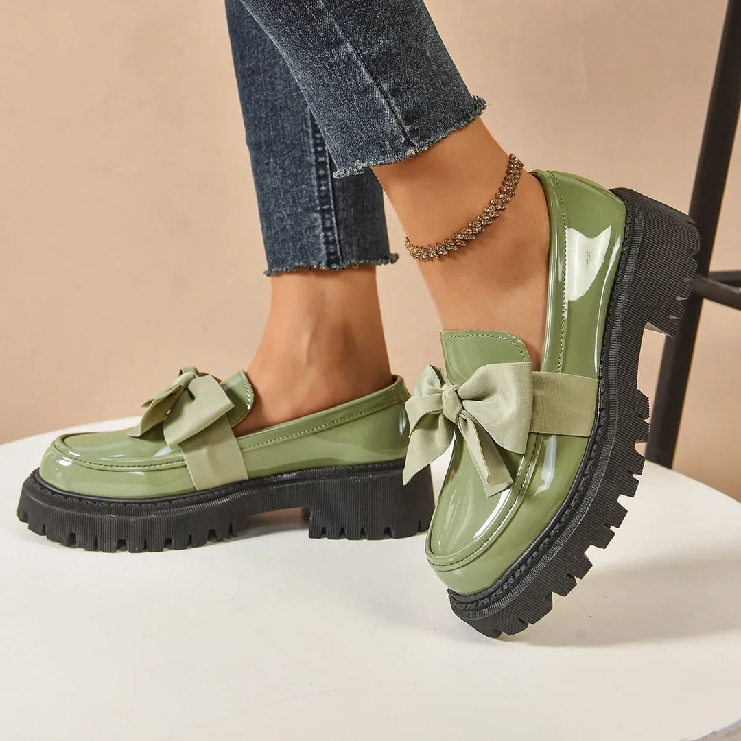 Soana Bow Rise Platform Loafers