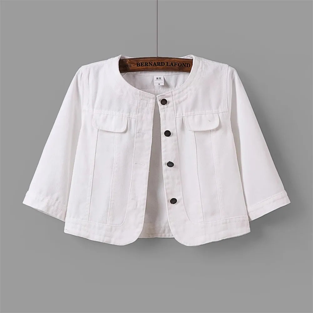 Laureen Cropped Denim Jacket