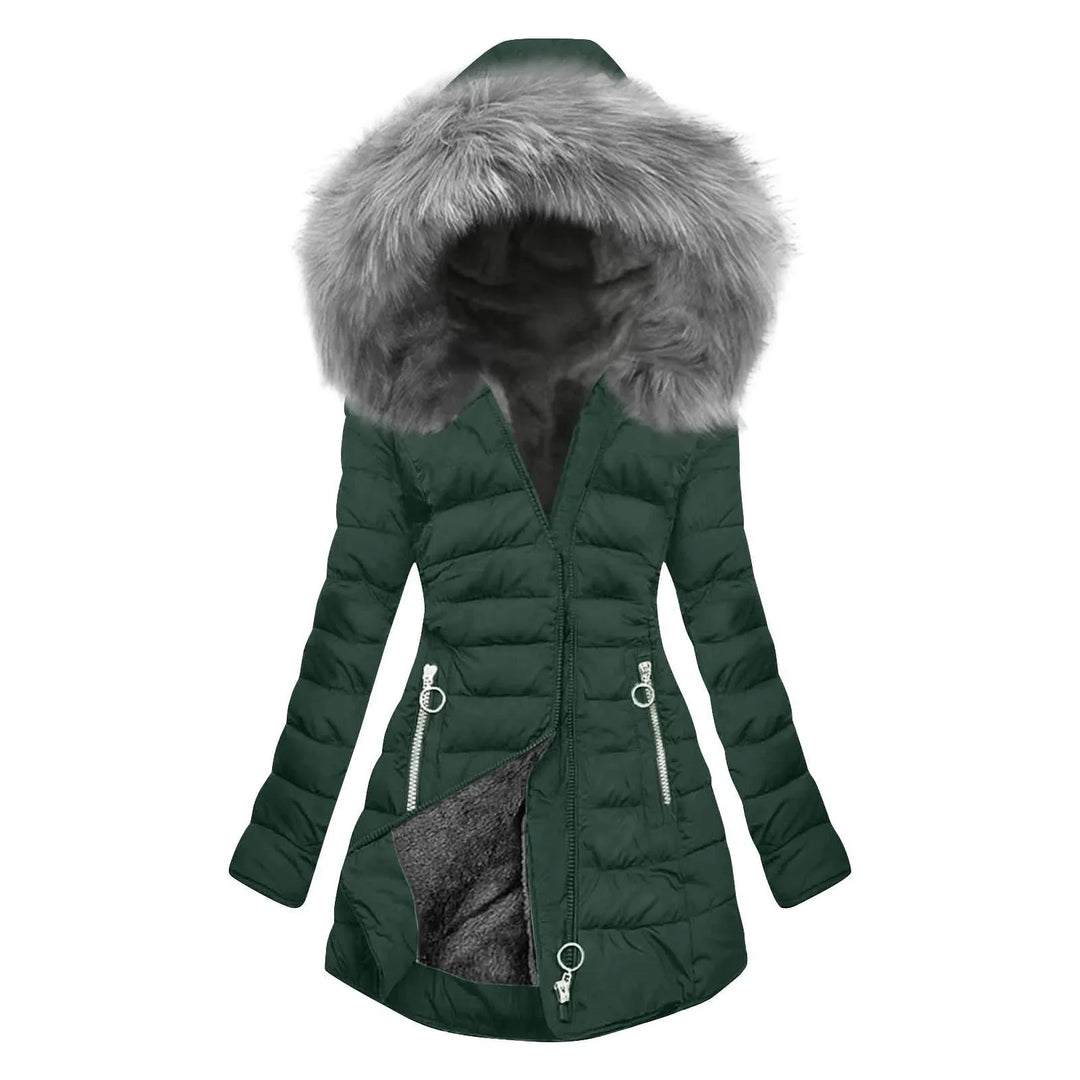 Annabel Hooded Quilted Jacket