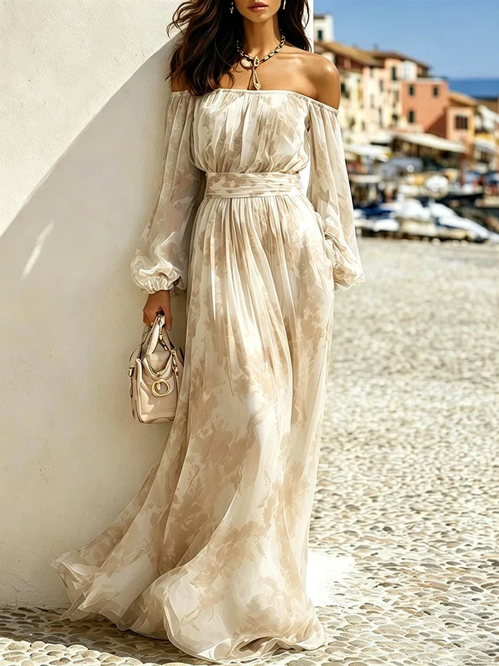 Talia Off Shoulder Maxi Dress