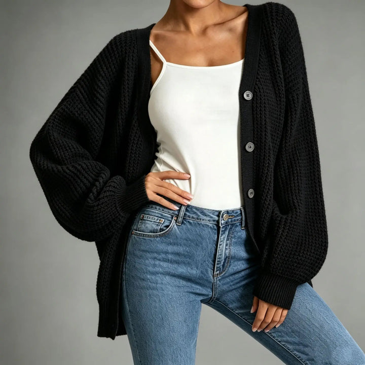 Brennan Waffle Knit Cardigan