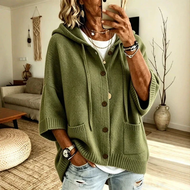 Ines Button Front Cardigan