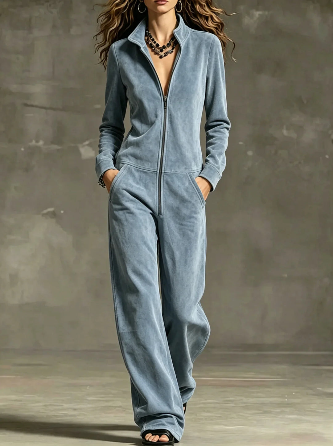 Adaira Front Zip Jumpsuit