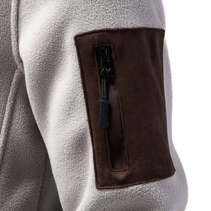 Hendrick Drawstring Hood Fleece Jacket