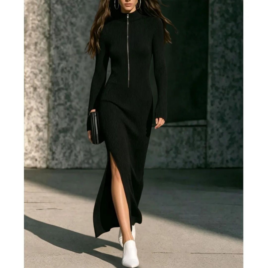 Kamilla Ribbed Long Dress