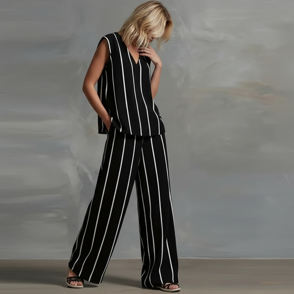Paolina Striped Summer Set