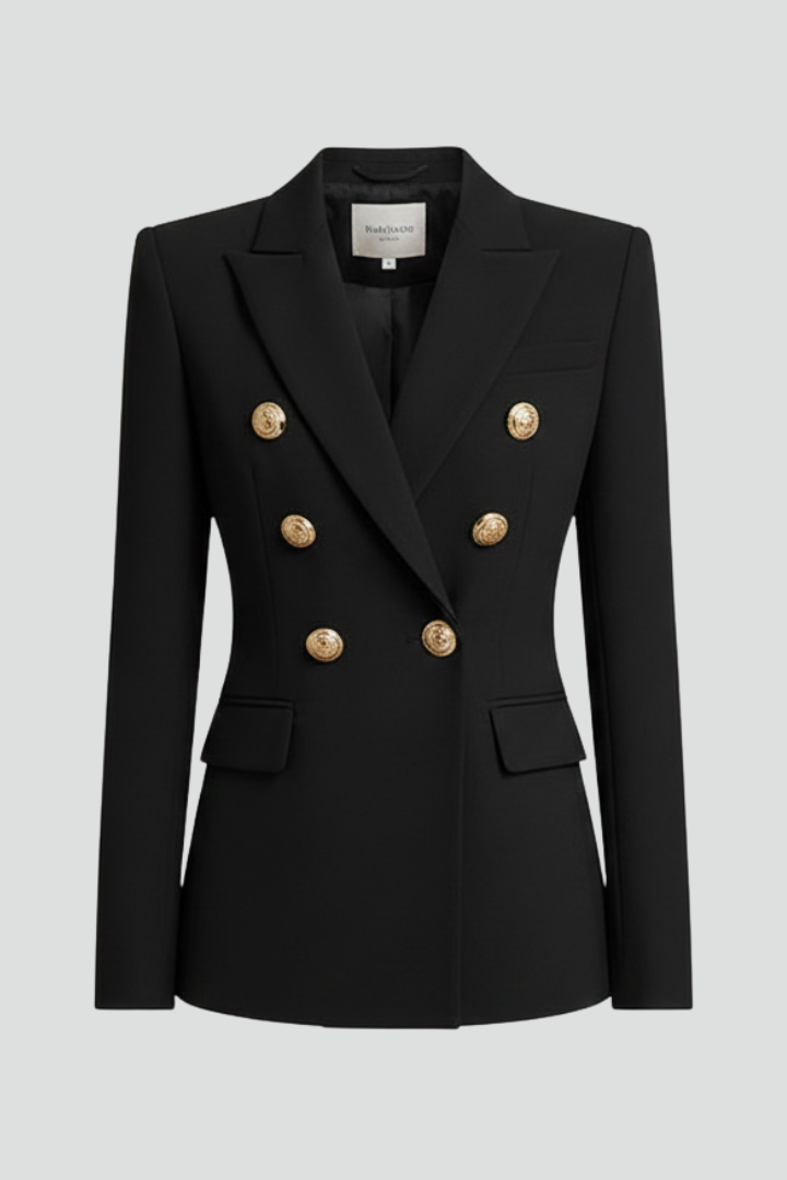 Palmina Gold Button Blazer