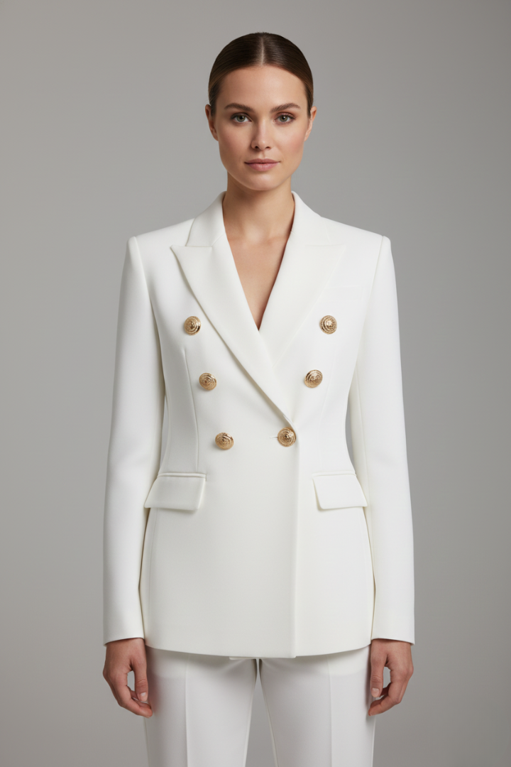 Palmina Gold Button Blazer