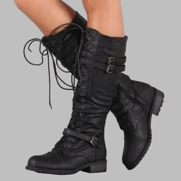 Saoirse Lace Up Combat Boots