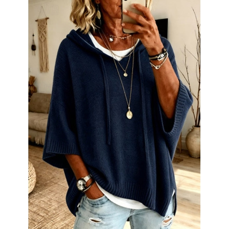Josephine Oversized Hooded Pullover