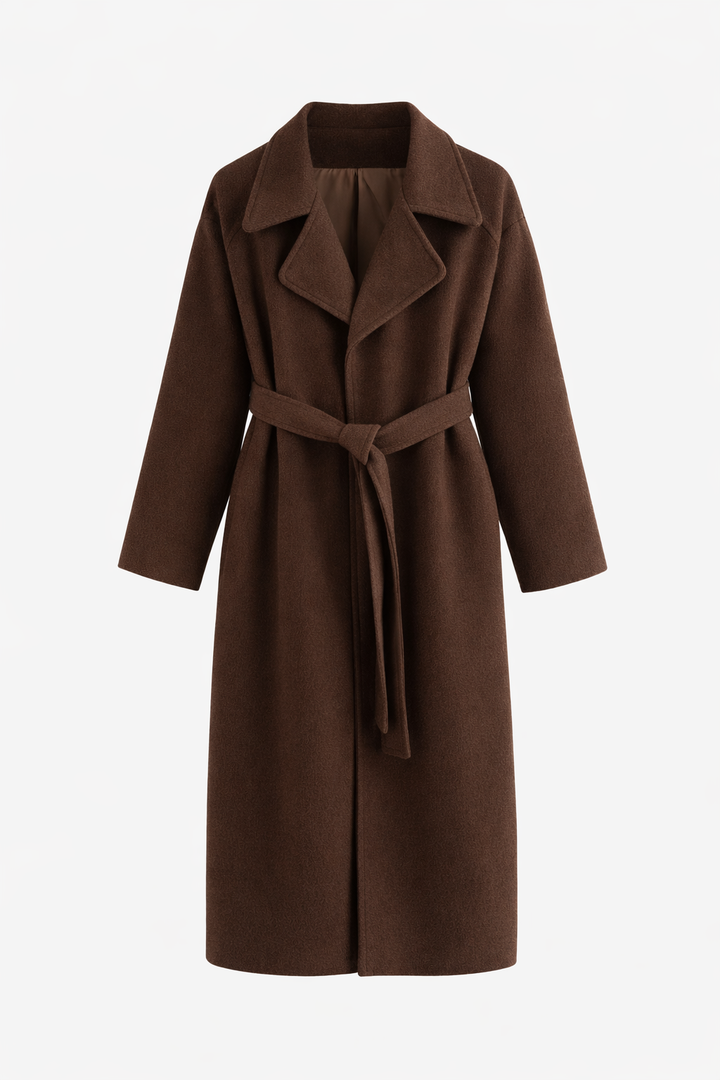 Vesperine Belted Wrap Coat