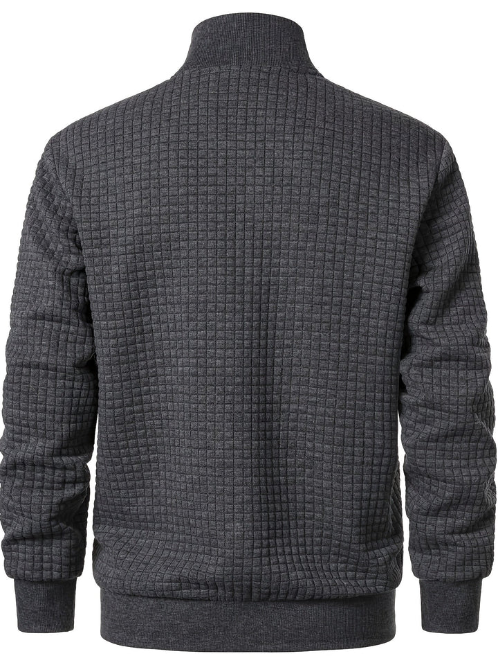 Evander Stand-Collar Zip Jacket