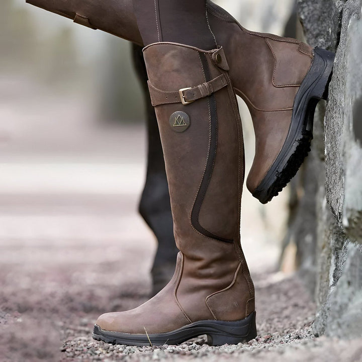 Odetta Leather Knee High Boots