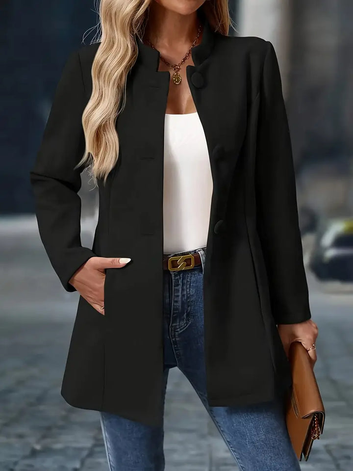 Theona Stand Collar Coat