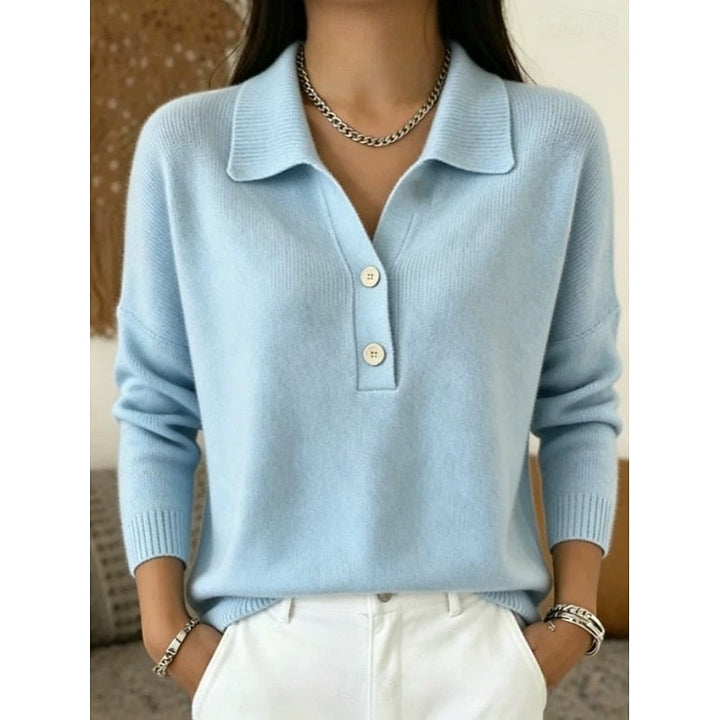 Odessa Button Polo Sweater