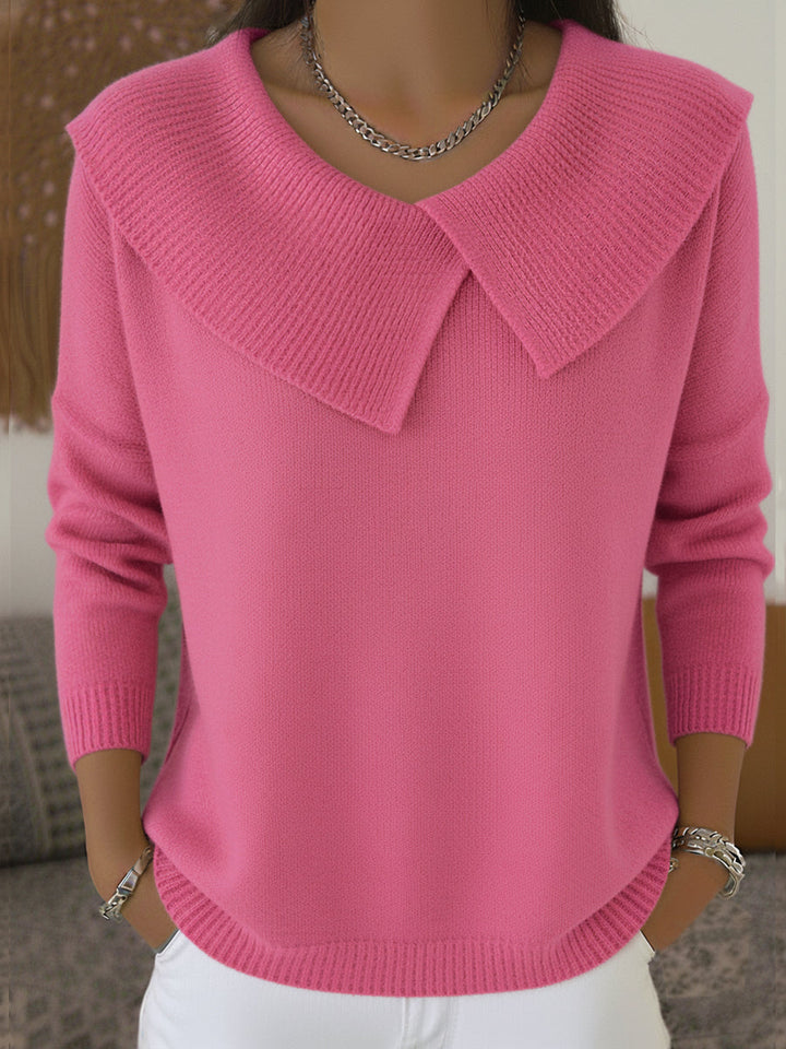 Adeline Folded Collar Sweater