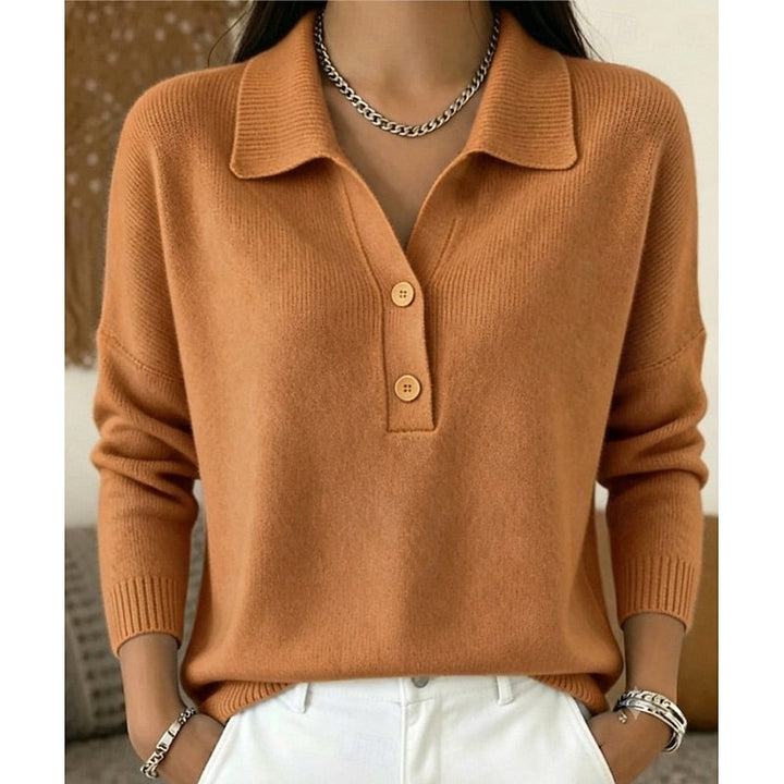 Odessa Button Polo Sweater