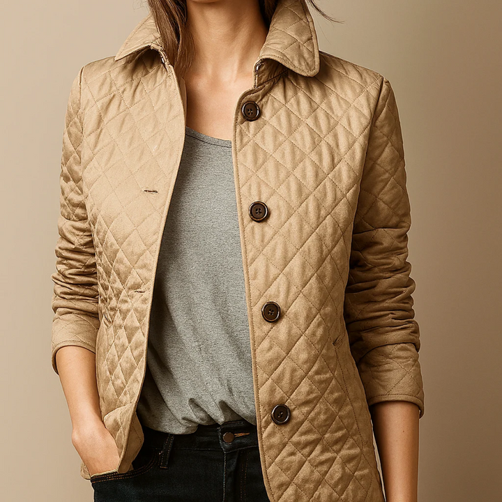 Odell Quilted Button Jacket