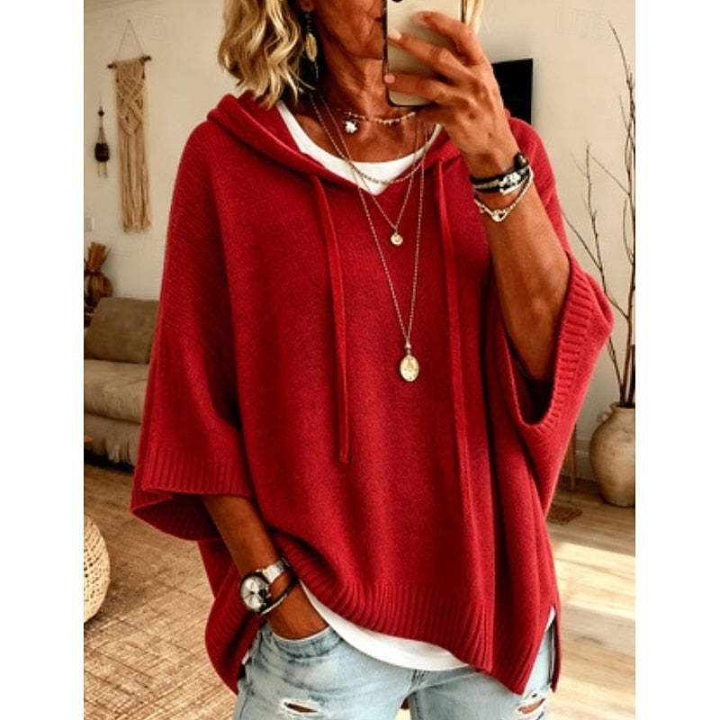 Josephine Oversized Hooded Pullover