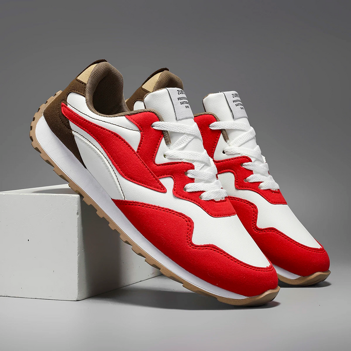Oslo Lightweight Leather Trainers