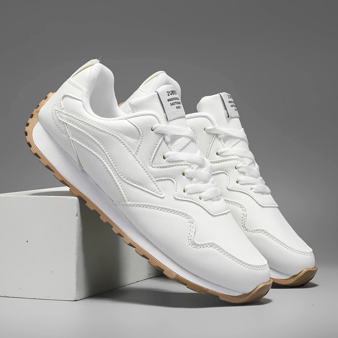 Oslo Lightweight Leather Trainers
