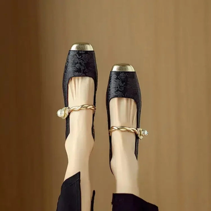 Celestia Braided Strap Mary Janes
